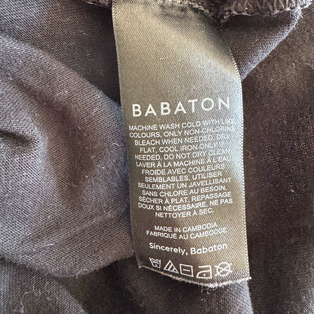 Black BABATON tank with shoulder pads - Picture 4 of 5